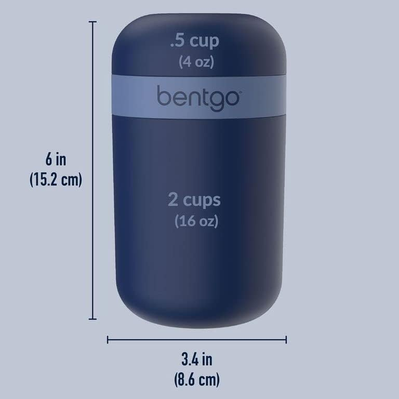 Bentgo Snack Cup 590Ml - Navy - Dark Gray image number 7