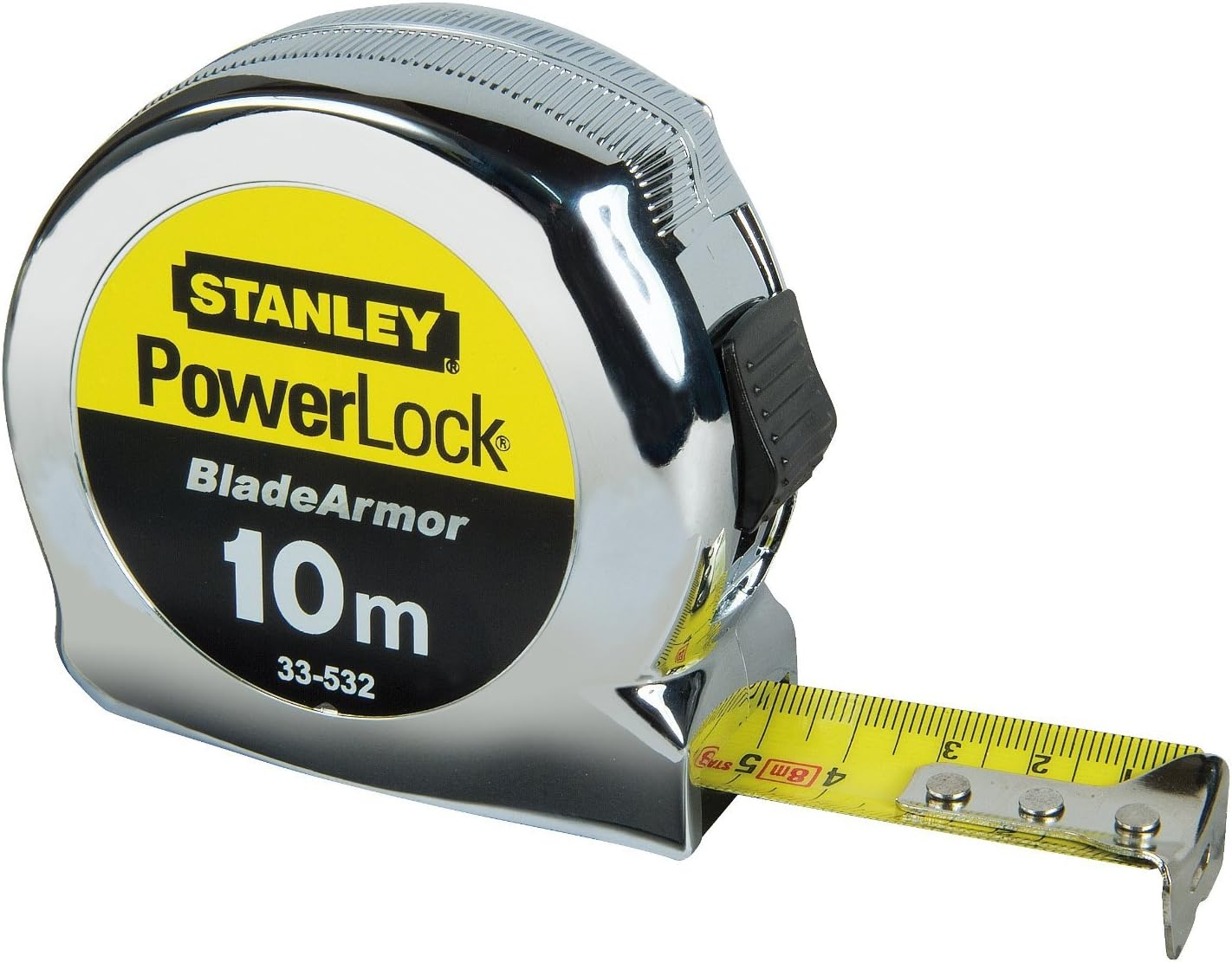 Stanley 0-33-532 10M Micro Powerlock Tape with Blade Armor, Silver image number 5