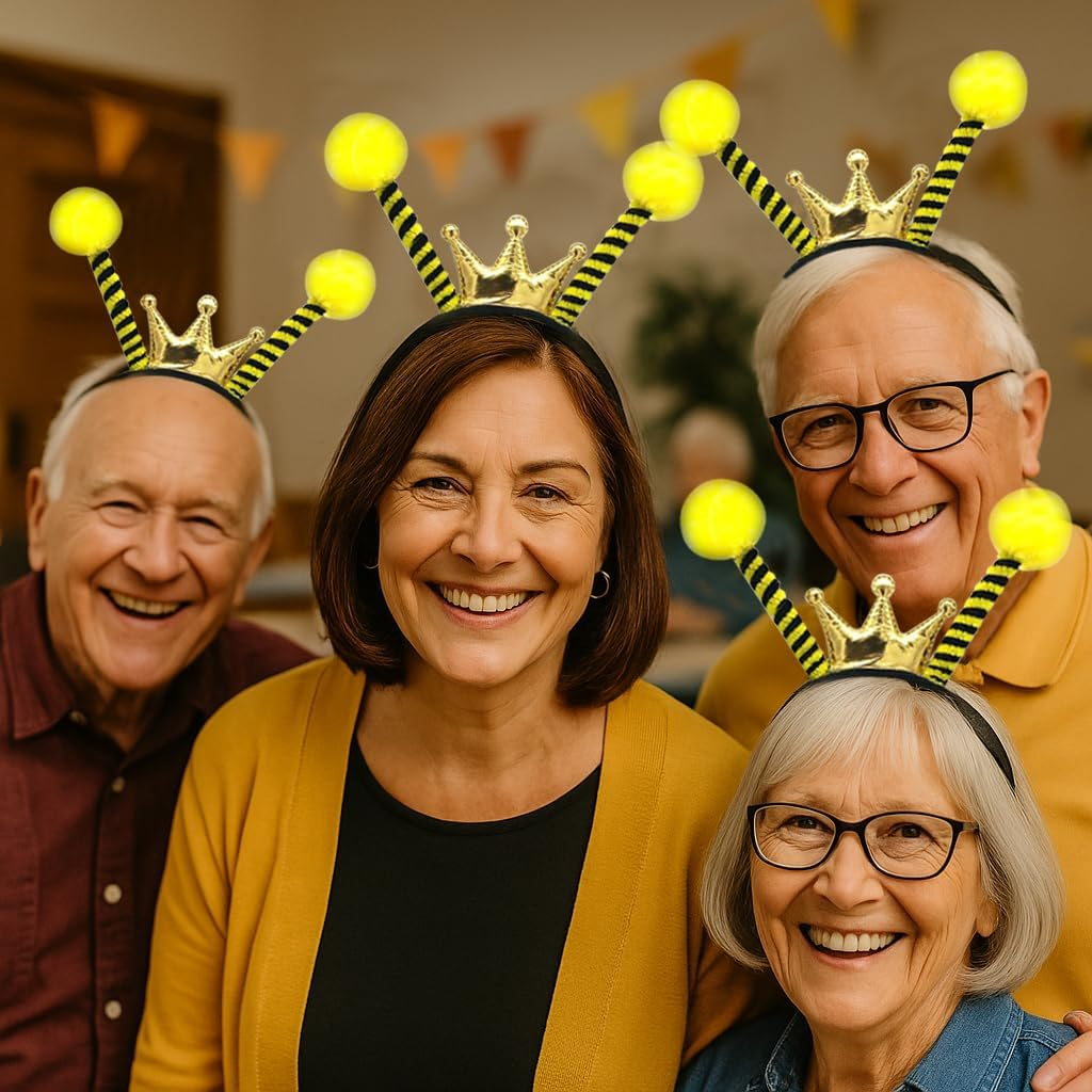 Bee Headband with Crown, Antennas, and Ears - Gold Ladybug Cosplay Accessories for Kids and Women'S Halloween Party image number 2