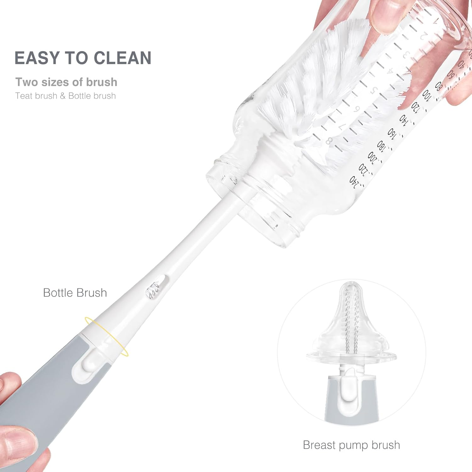 Termichy Travel Baby Bottle Drying Rack, Compact Size with Large Capacity for Working Mom, Visit Families, Friends or Camping with Baby