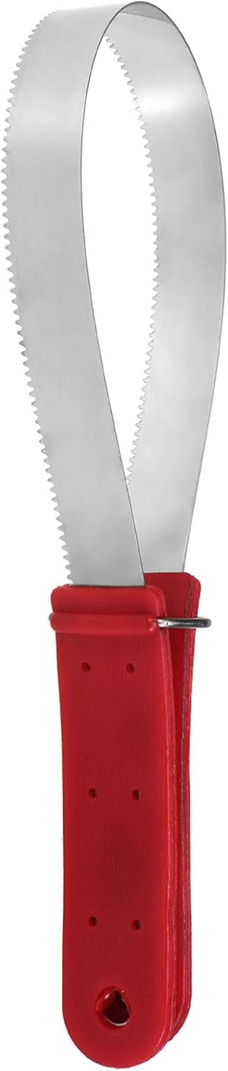 Yasao Stainless Steel Equine Sweat Scraper Horse Shedding Grooming Tool Horse Deshedding Cleaning Loop Tool Comfortable Grip image number 1
