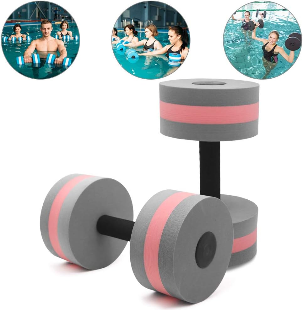 OSMOFUZE Aquatic Exercise Dumbbells - Set of 2 for Water Aerobics Fitness and Pool Exercises - Green image number 3