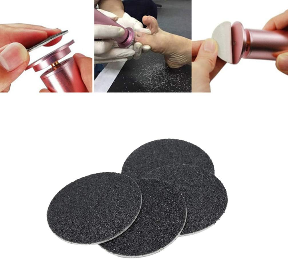 Milisten Pack of 60 Sandpaper Discs, Replacement Discs, Sanding Discs, round Sanding Discs, File Pad, Foot Rasp, Disposable, Sanding Pad image number 5