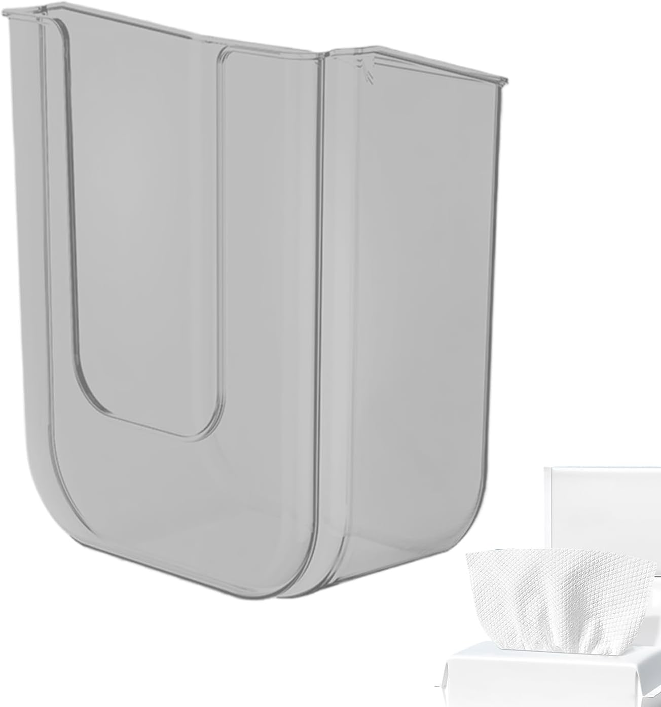 Toilet Wipes Holder | Wall Mounted Container Wipes Holder - Tissue Refillable Dispenser for Toilet Family Bedroom Home Kitchen Bathroom Use