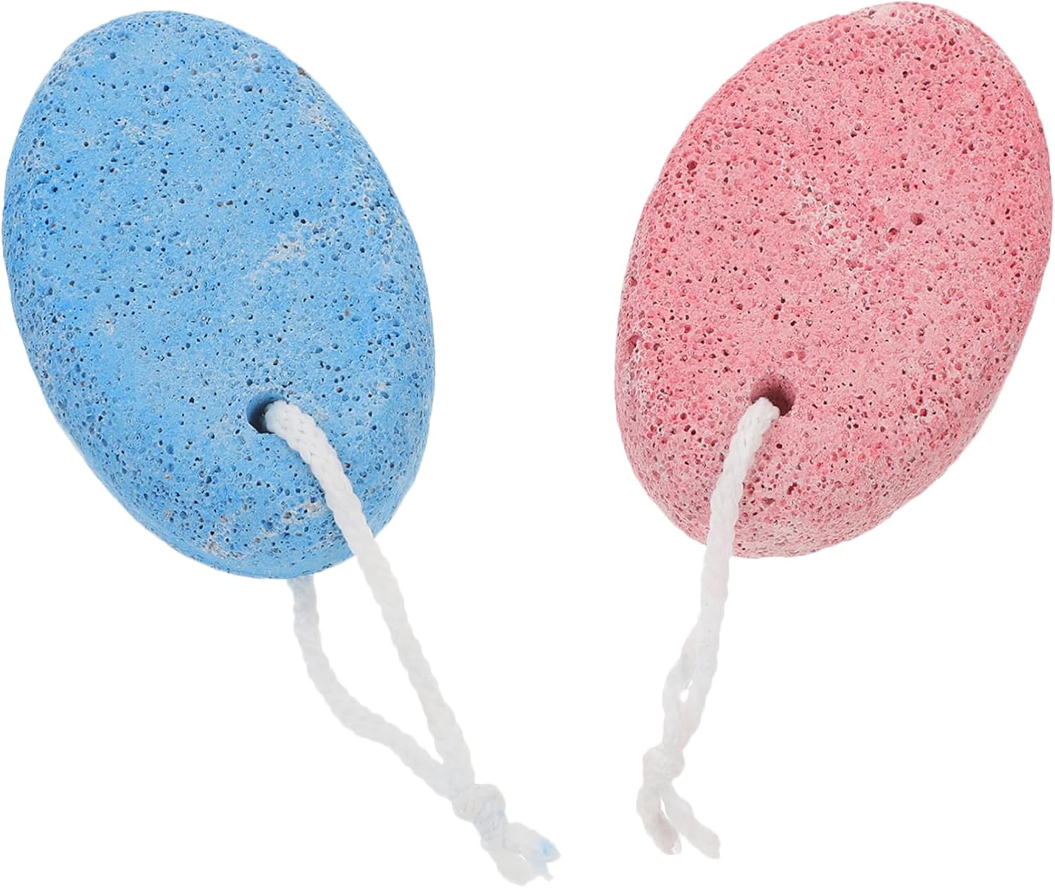 Healvian Volcanic Foot Stone 2-Pack with Storage Box Dual-Sided Dead Skin Remover for Pedicure Random Color image number 2