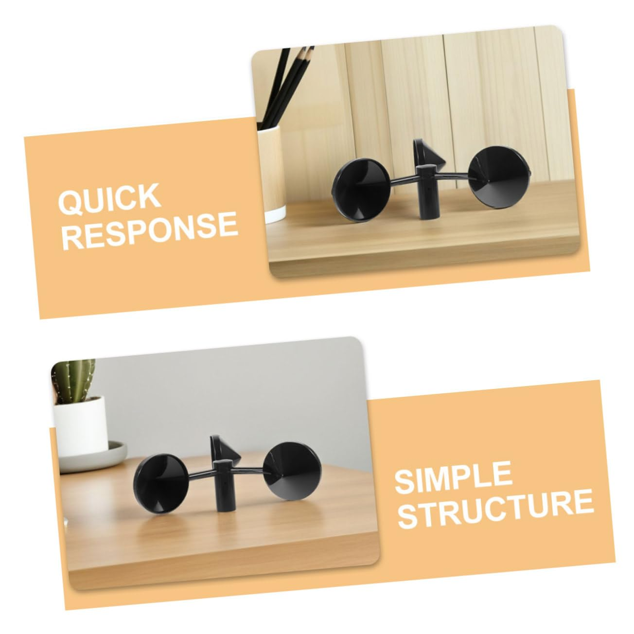 3Pcs Anemometer Cups Wind Speed Measurement Replacement Sensor Fade-Resistant Metal Portable for Handheld Weather Station Outdoor Meteorological Use image number 6