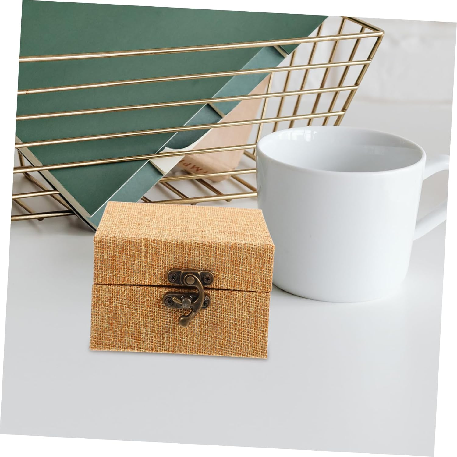 DOITOOL Ink Paste Box Crafted Treasure Chest for Boys and Girls Prizes Jewelry Storage image number 1