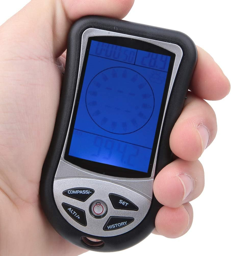 Bewinner 8 in 1 Handheld Altimeter Digital Multimeter for Altitude Tester Climbing image number 1