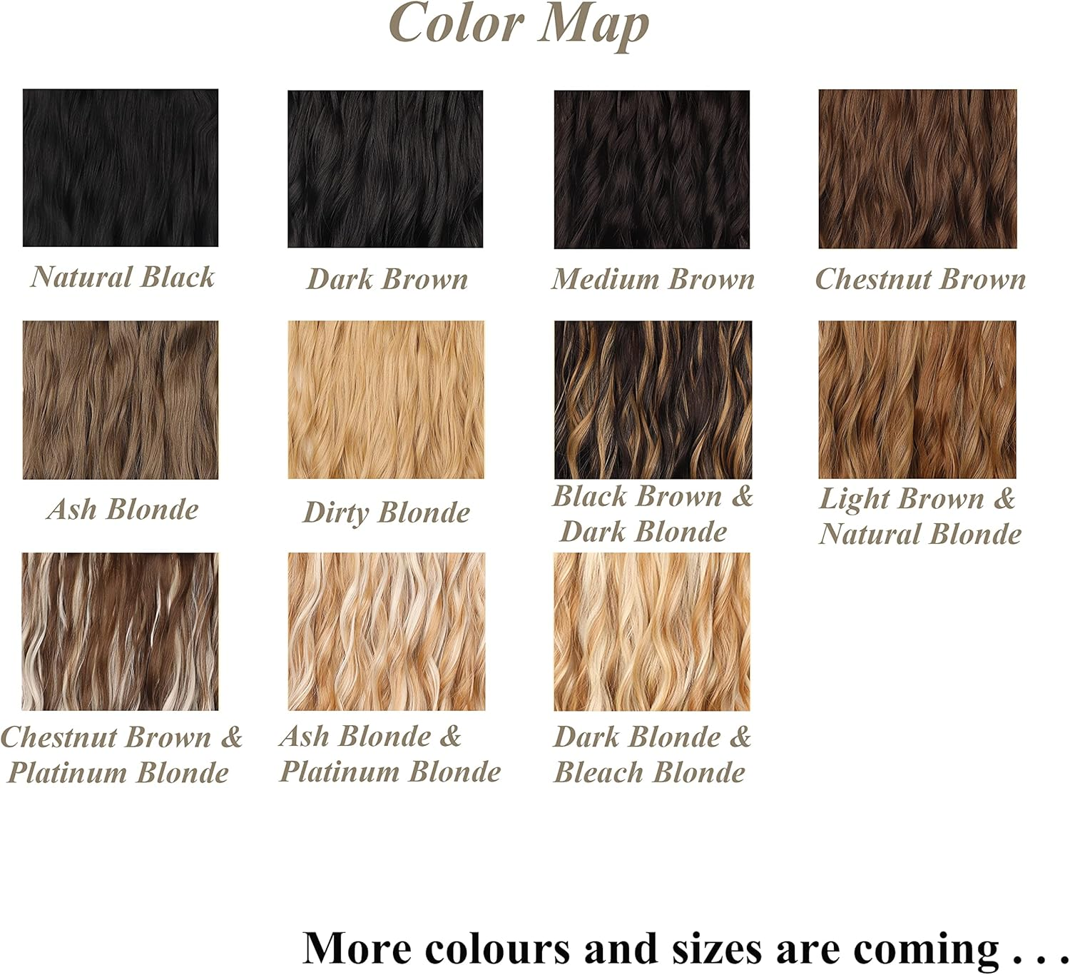 Gairyan Clip in Hair Extensions 4PCS Curly Wavy Long Hair Pieces Full Head Synthetic Hair Extension Thick Natural Look for Women, 22 Inches 180G, Dirty Blonde image number 1