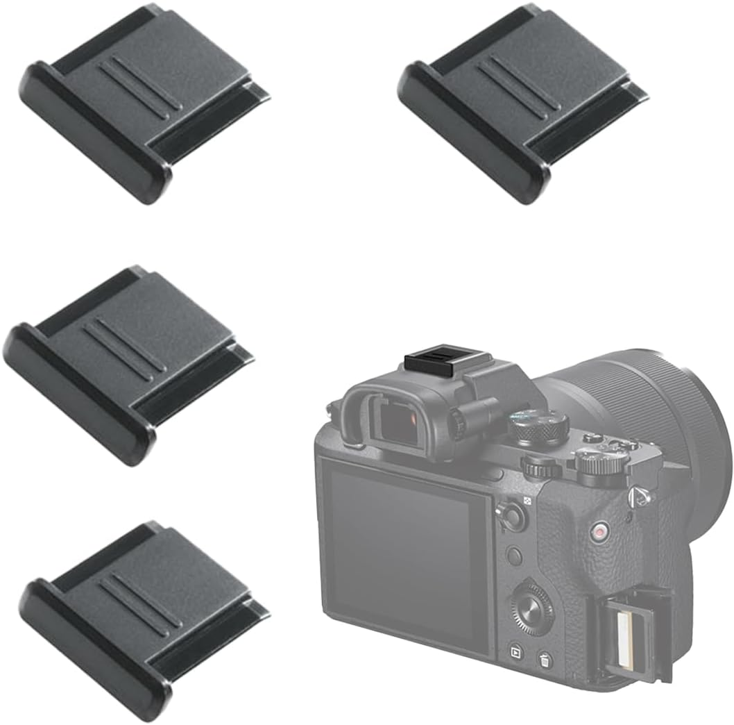 4-Piece Hot Shoe Cap, BS-1 Protective Cap, Hot Shoe Protective Cap, Hot Shoe Cap for Nikon, Canon, Pentax and More! image number 3