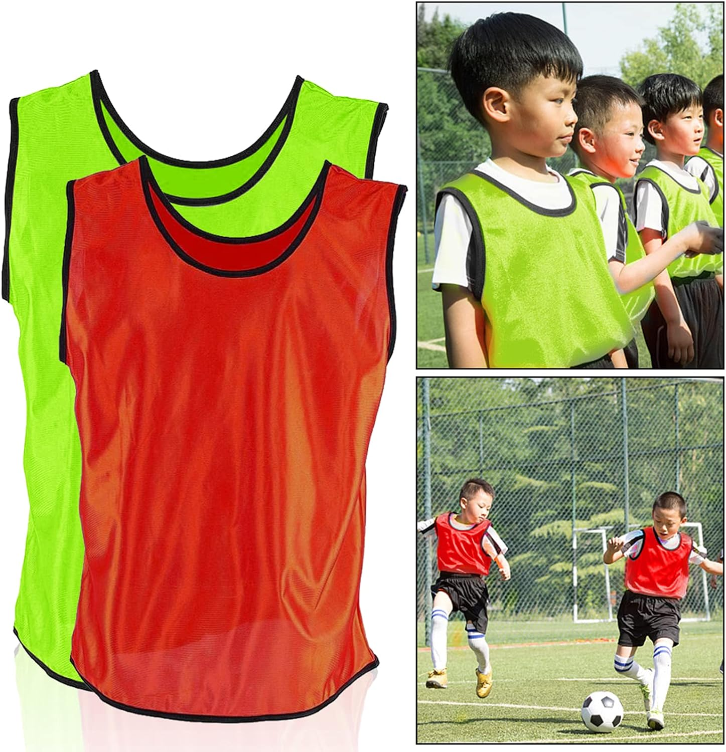 Perzomido Soccer Scrimmage Team Practice Jersey, Scrimmage Vests Team Pinnies Jerseys image number 3