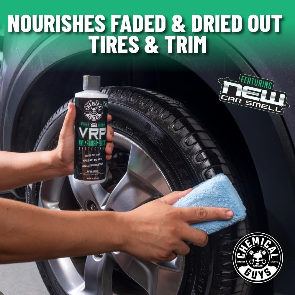 Chemical Guys VRP New Car Scent Protectant &ndash; Shine & Protect Vinyl, Rubber & Plastic with UV Defence &ndash; Restores Deep Black Finish - 32 Oz image number 2