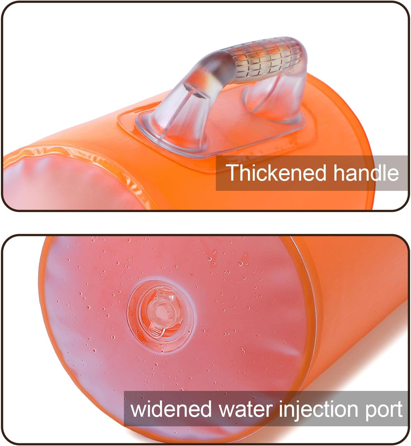 DEIRIS Water Dumbbells, Dumbbells, Water Fillable Set, Weight Bags Portable, Water Weight up to 2~14 Kg/Pair, Fitness Water Bag, for Strength Training, Fitness and Shaping image number 1