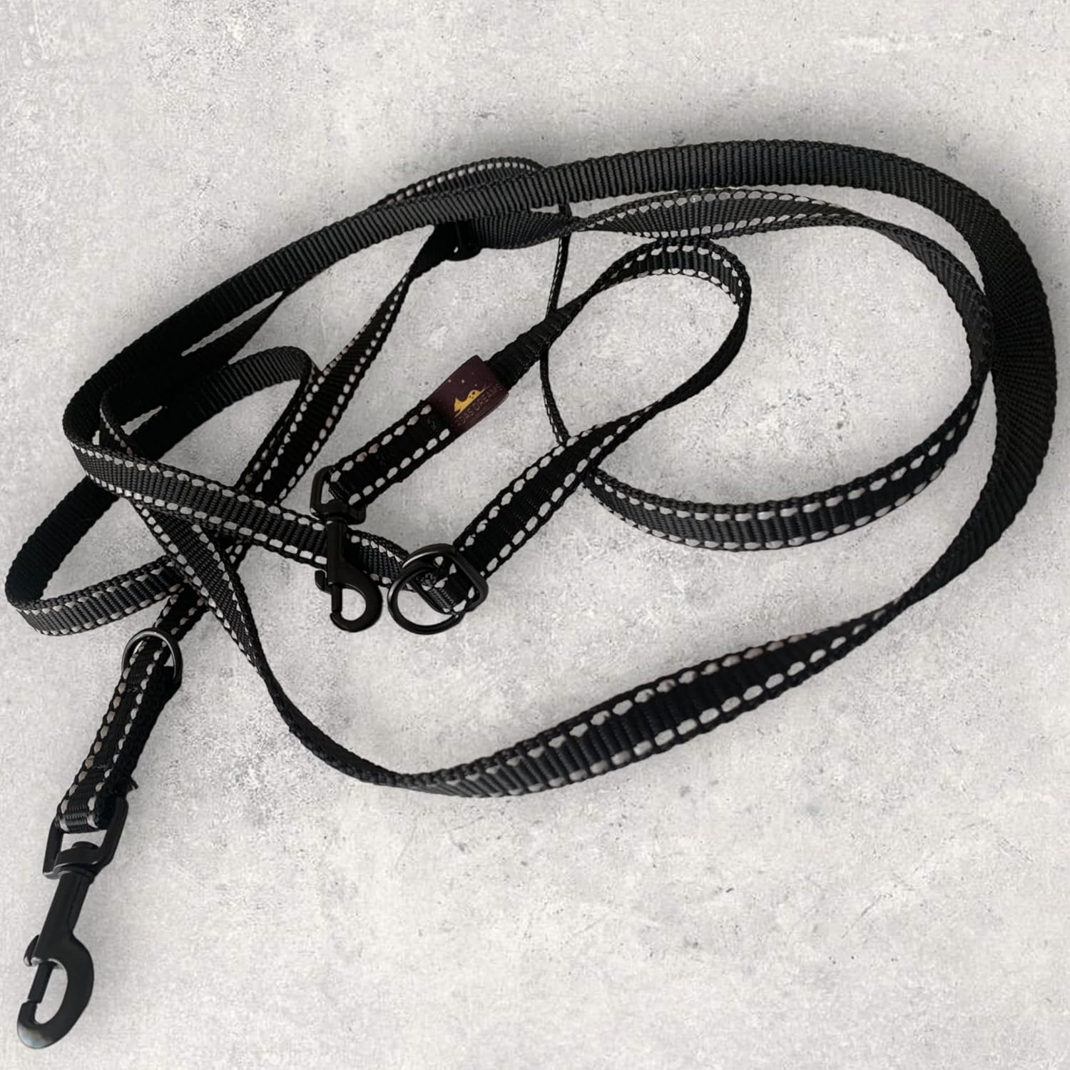 Multi Position Reflective Dog Leash 3M Long Best Night Walking Company