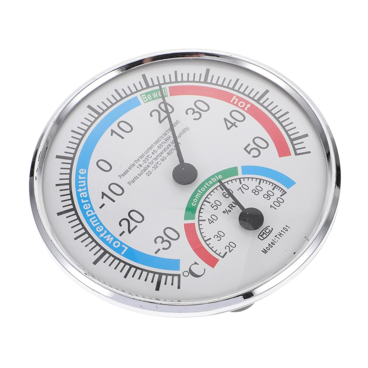 Luxshiny 2-In-1 Hygrothermograph Temperature and Humidity Monitor for Home and Patio High Precision Sauna Thermometer Hygrometer Digital Indoor Outdoor