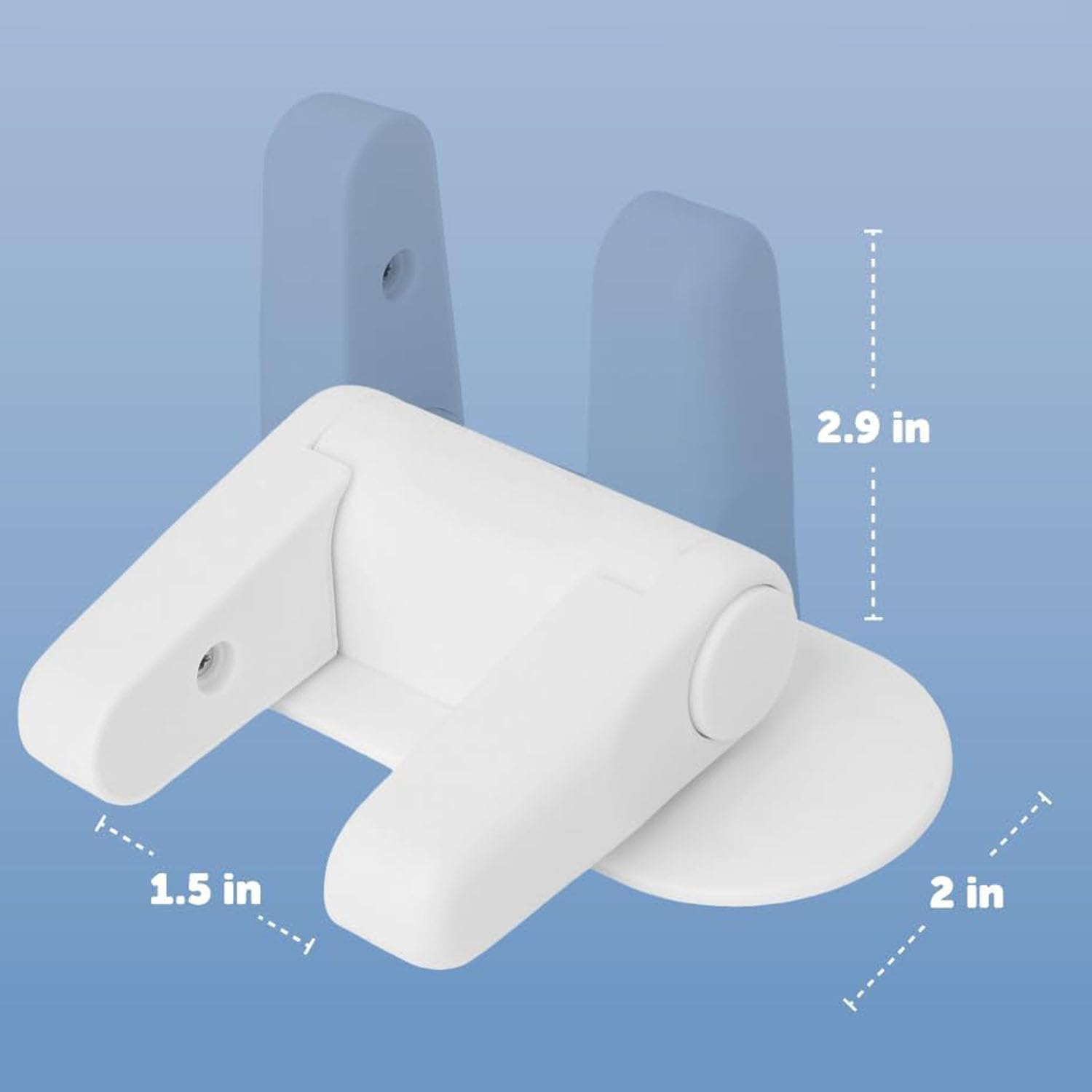 Shengsenfu 4 Pack Door Lever Lock Child Proof Door Locks Design for Kids Safety-Child Proof Doors and Handles 3M VHB Adhesive No Drilling and Perfect for Door,Cabinet,Windows,Child-Proof and Pet Proof image number 6