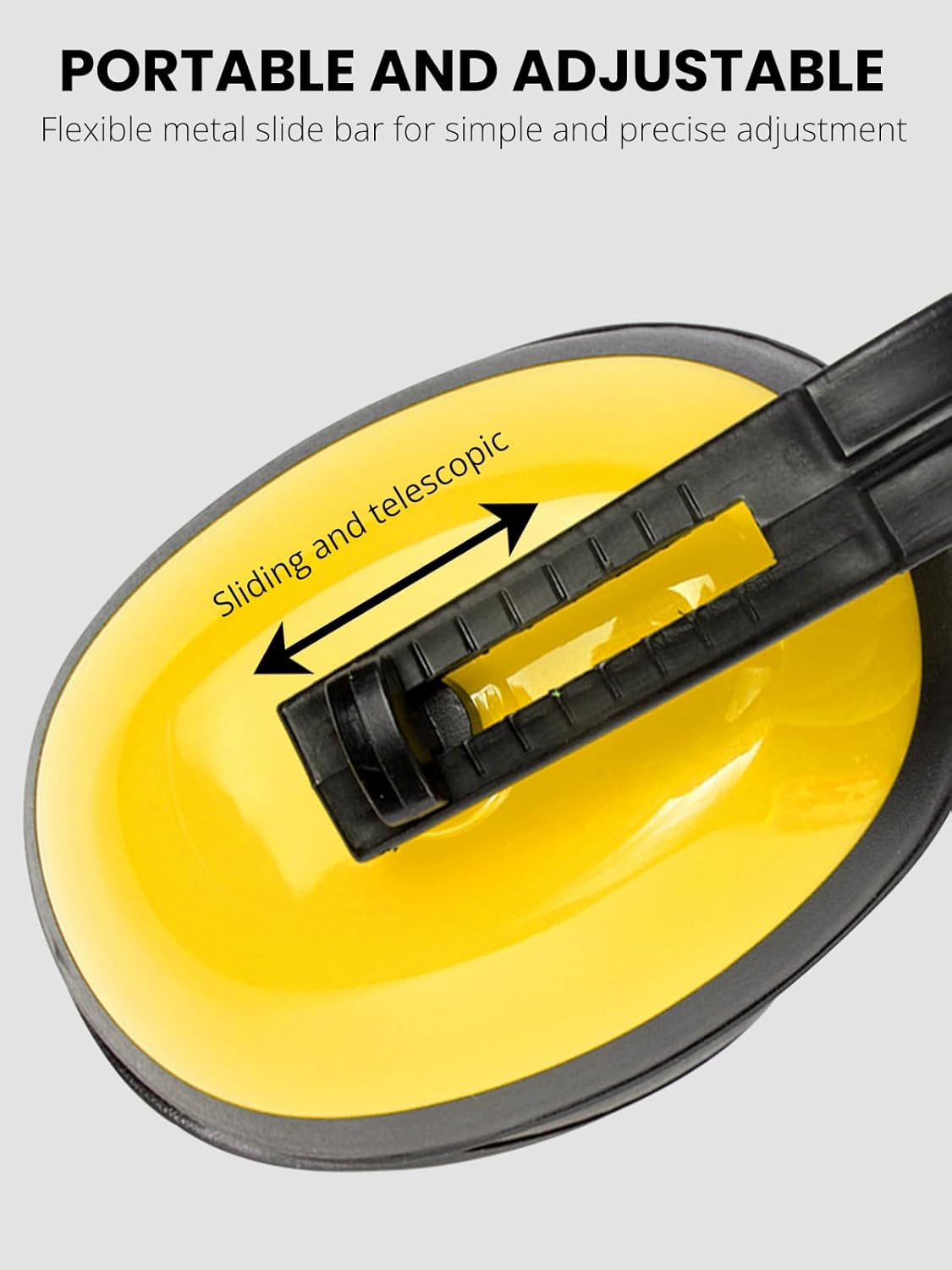 Gizmolet Noise Cancelling Headphones, Thick Padded Ear Protection Earmuffs with Adjustable Headband, Hearing Protection for Shooting, Mowing, Construction and Loud Work, Yellow image number 2