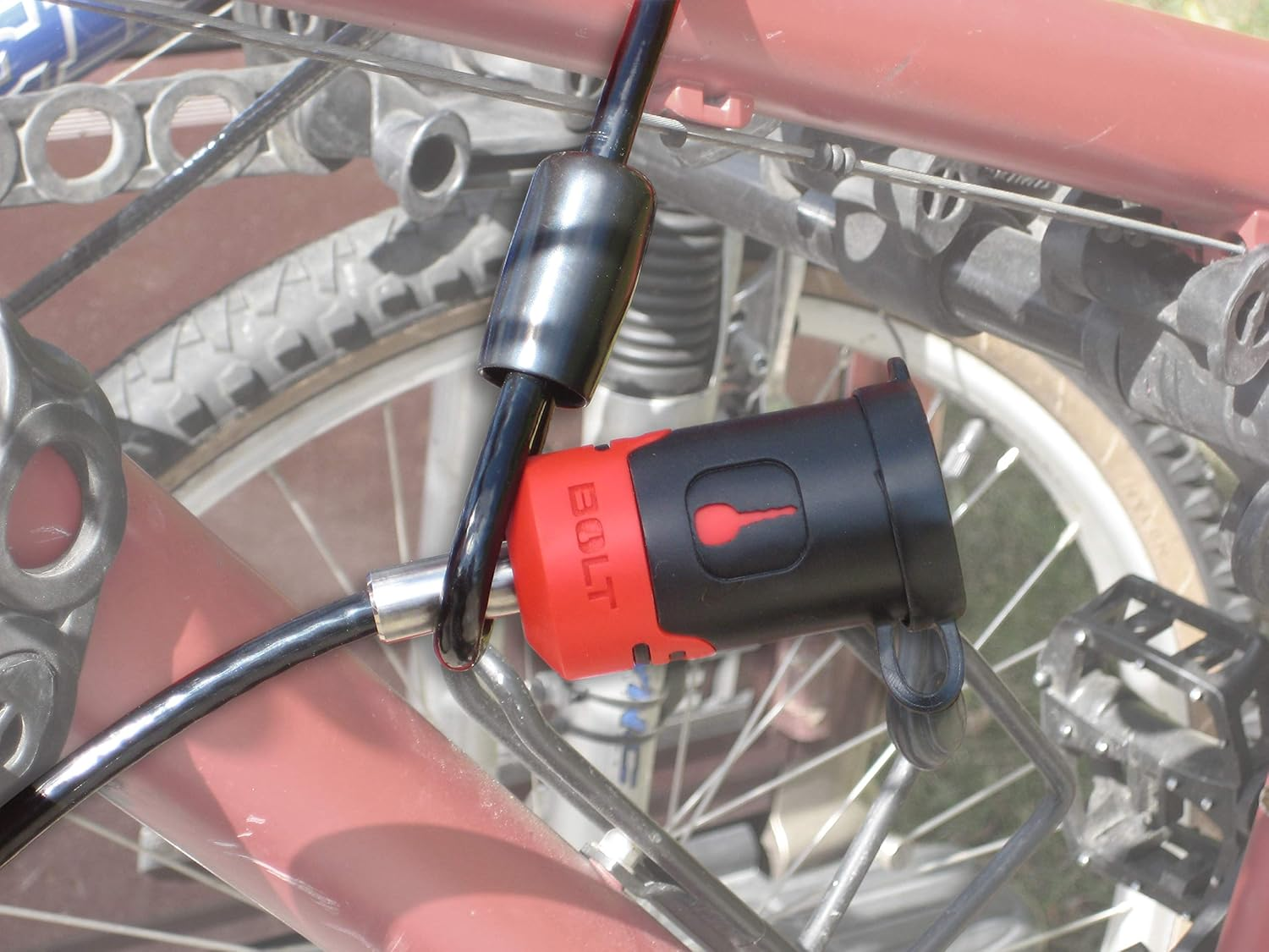 1.8M Cable Lock, Works with Your Ford, Land Rover and Mazda BT-50 Ignition Key image number 2