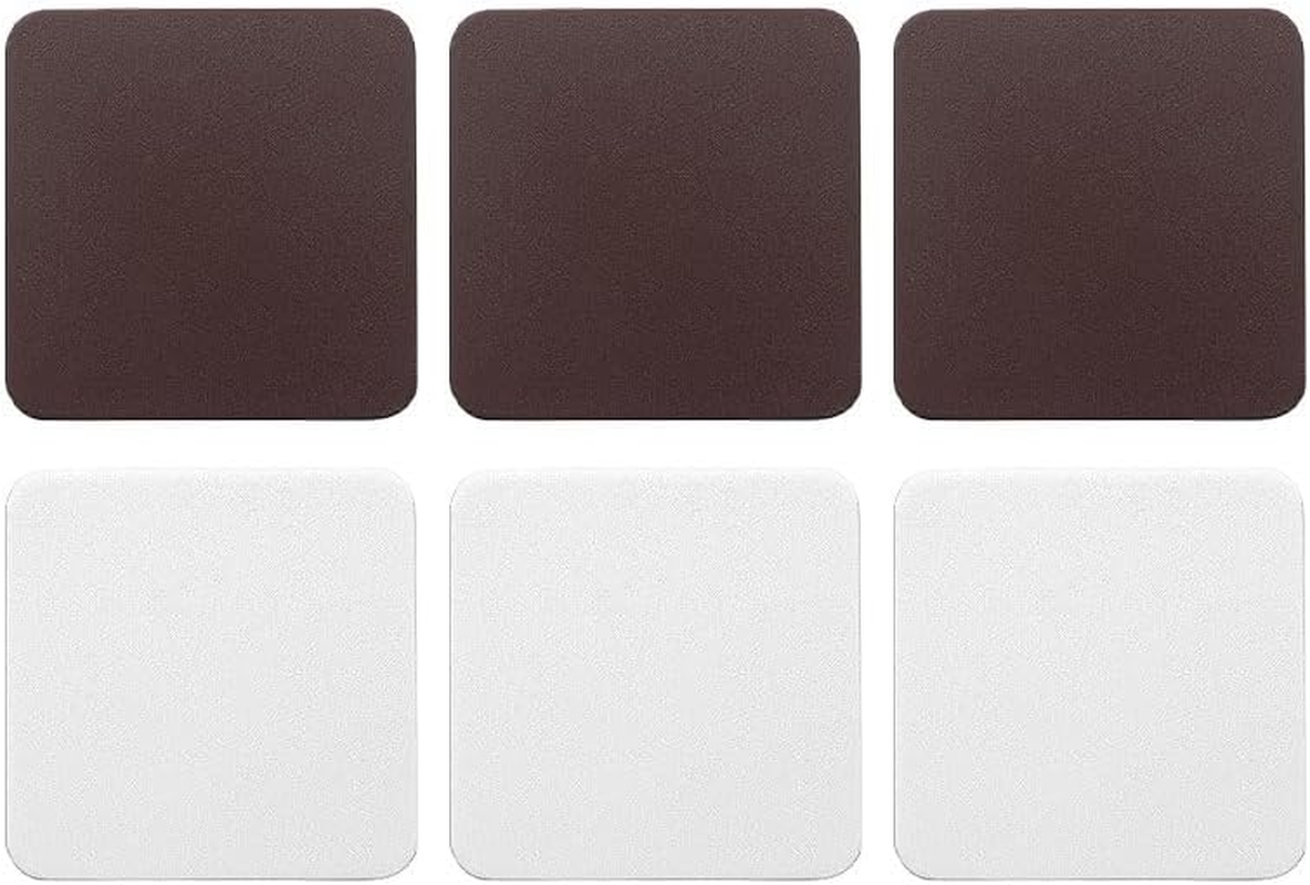6 PCS Double Color Cup Coasters (Light Deep Grey) image number 5