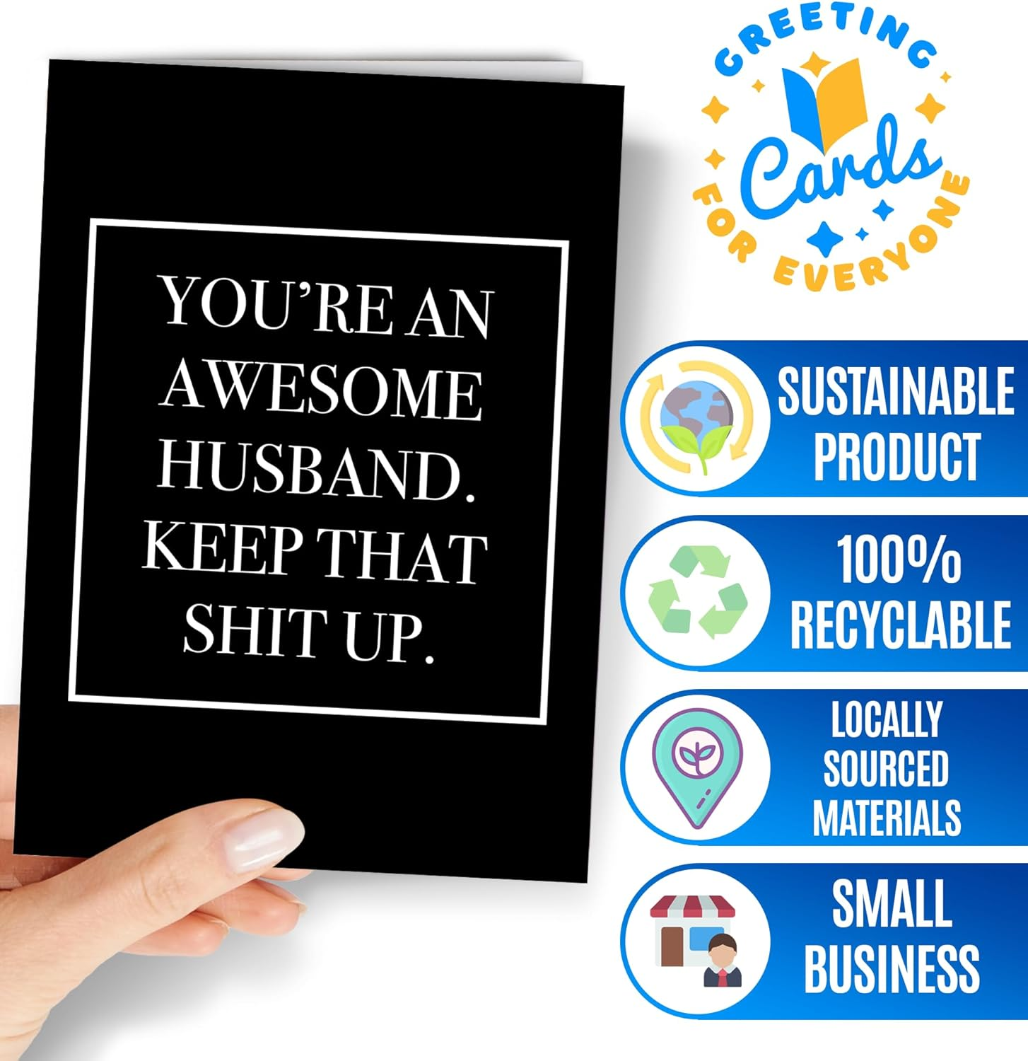 Funny Anniversary Card for Husband | Original and Unique Joke Cards for Birthday, Father'S Day, Retirement, Valentine'S Day, Christmas | Awesome and Fun Card for Him - NUM 41 image number 6