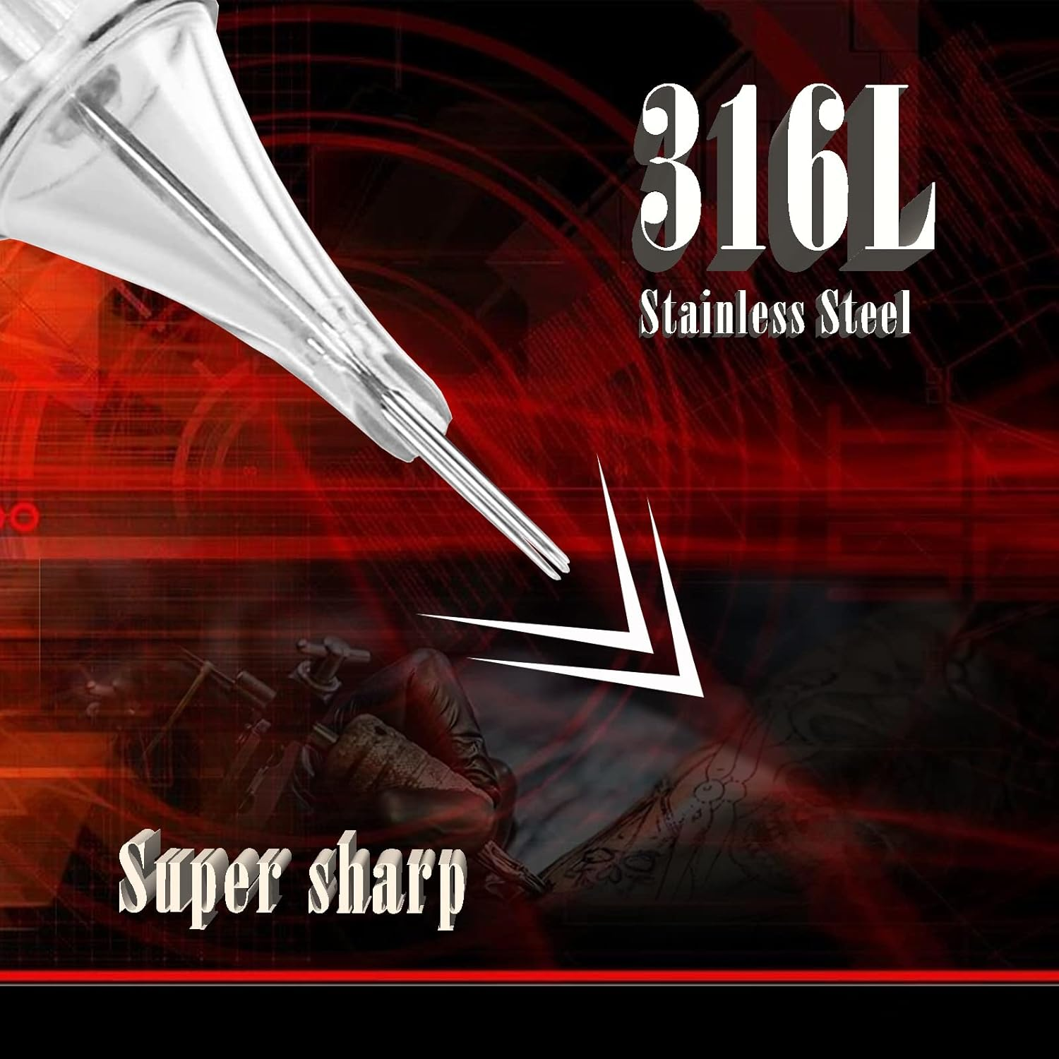 40Pcs Mix Liners Shaders #12 3RL 5RL 7RS 9RS