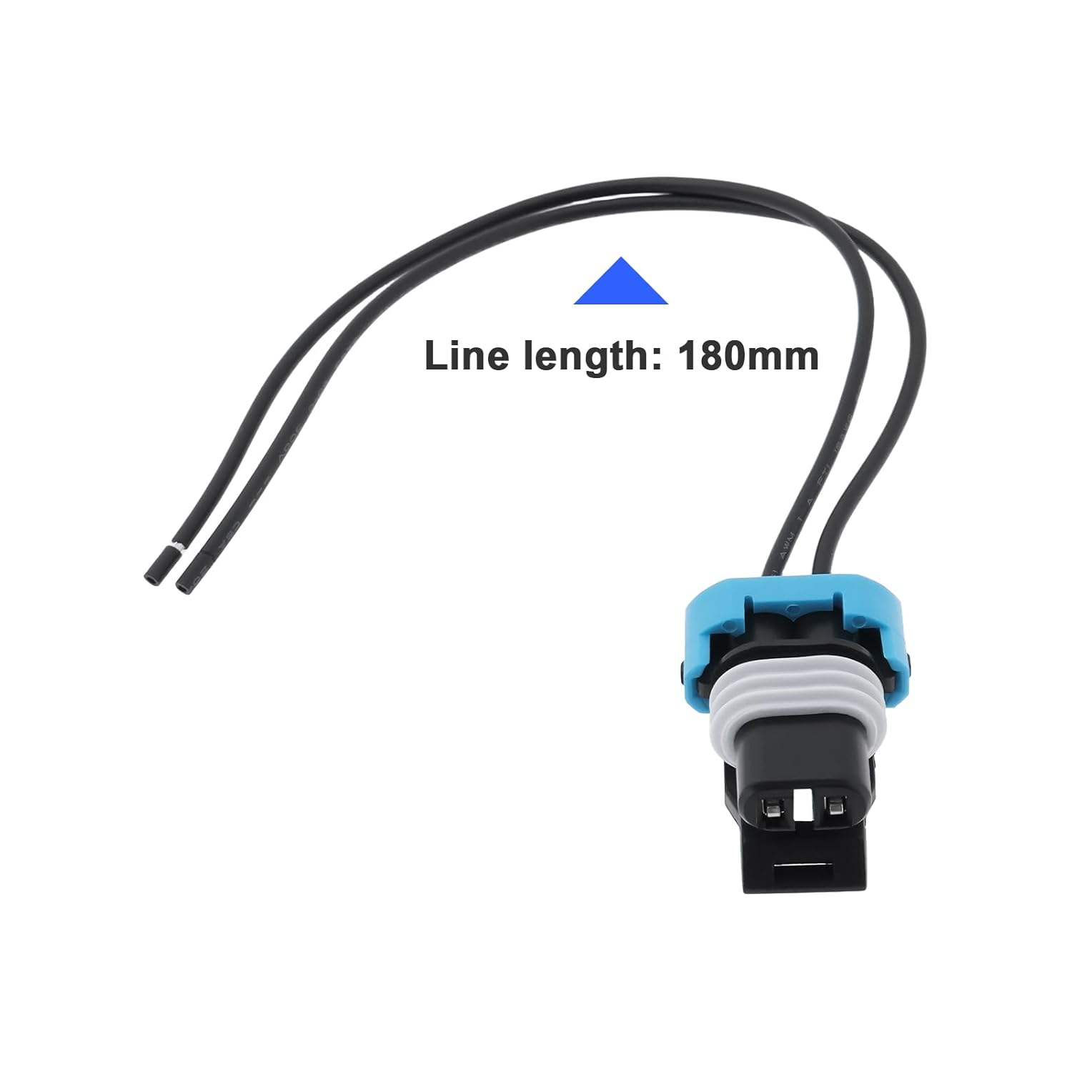 Emagtech 2Pcs Car Rear Number Plate Light Harness 2Pin Compatible with 03-10 Nissan Micra K12E image number 4