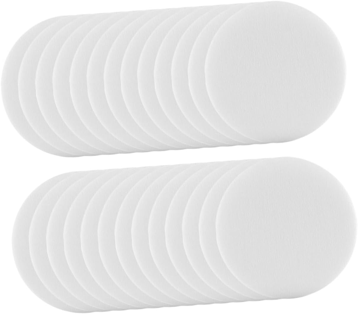 ABOOFAN 400Pcs White Coffee Filter Pads for Espresso Drip Brewing Portable Paper Filters for Coffee Makers and Tea Use Single-Use Space-Saving Stackable Design image number 4