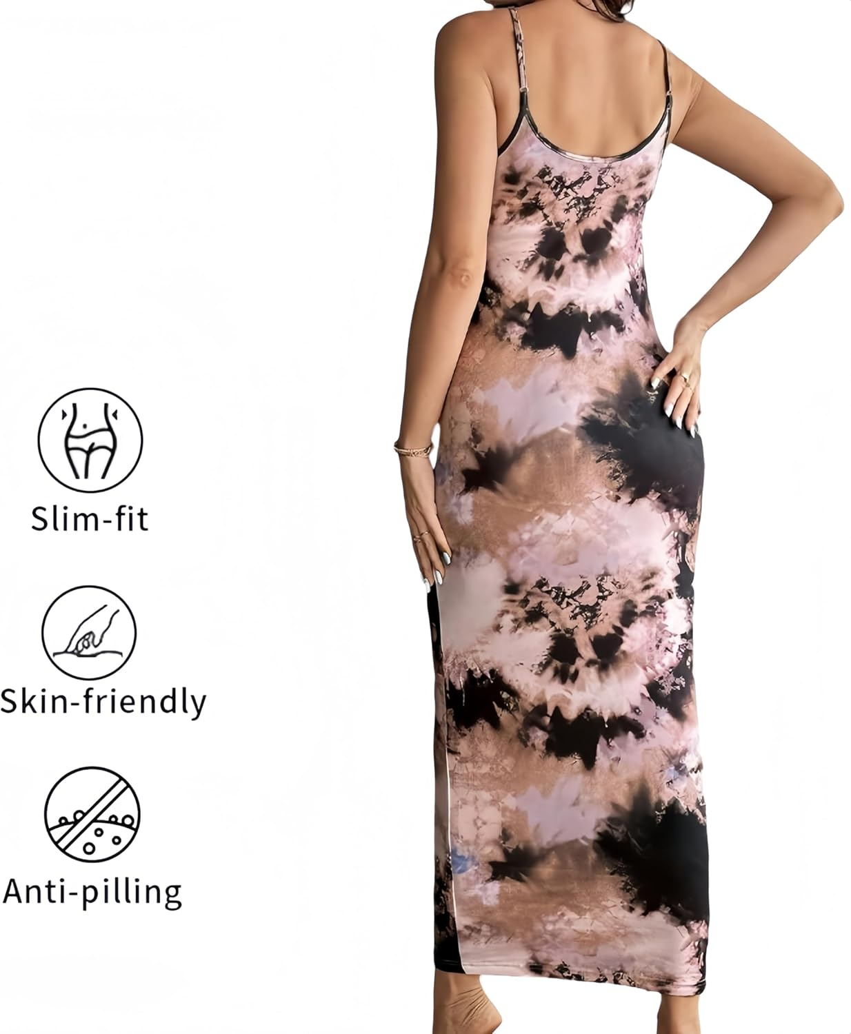 Large-Flowered Maternity Dress for Pregnant Women - Stylish and Comfortable Pregnancy Dress image number 2
