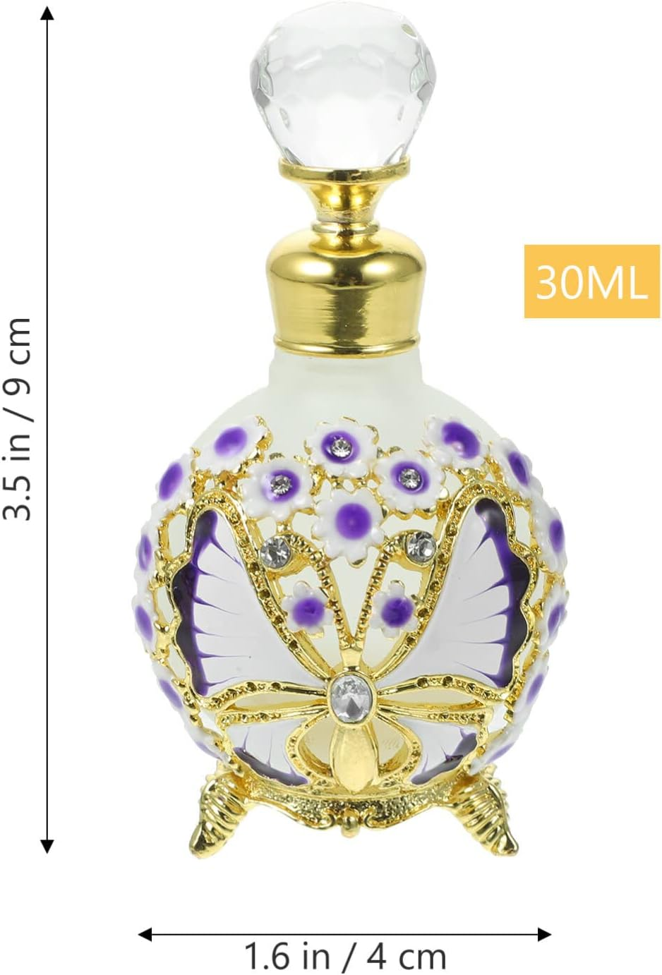FOMIYES Dubai Essential Oil Bottle Arab Perfumes Perfume Arabe Decorative Fragrance Container Arabian Perfume Oil Bottle Perfume Bottles Empty Decorative Old Fashioned Antique Travel Glass image number 6