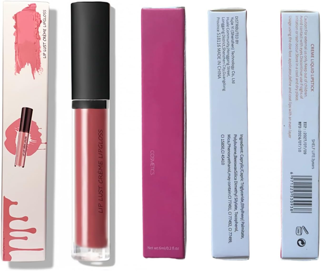 12 Colors Cream Texture Lipstick,Waterproof Lipstick Creamy Lip Gloss,Non-Stick to Cup Non-Fading Long Lasting Moisturizing Velvet Liquid Lipstick /1390 image number 5