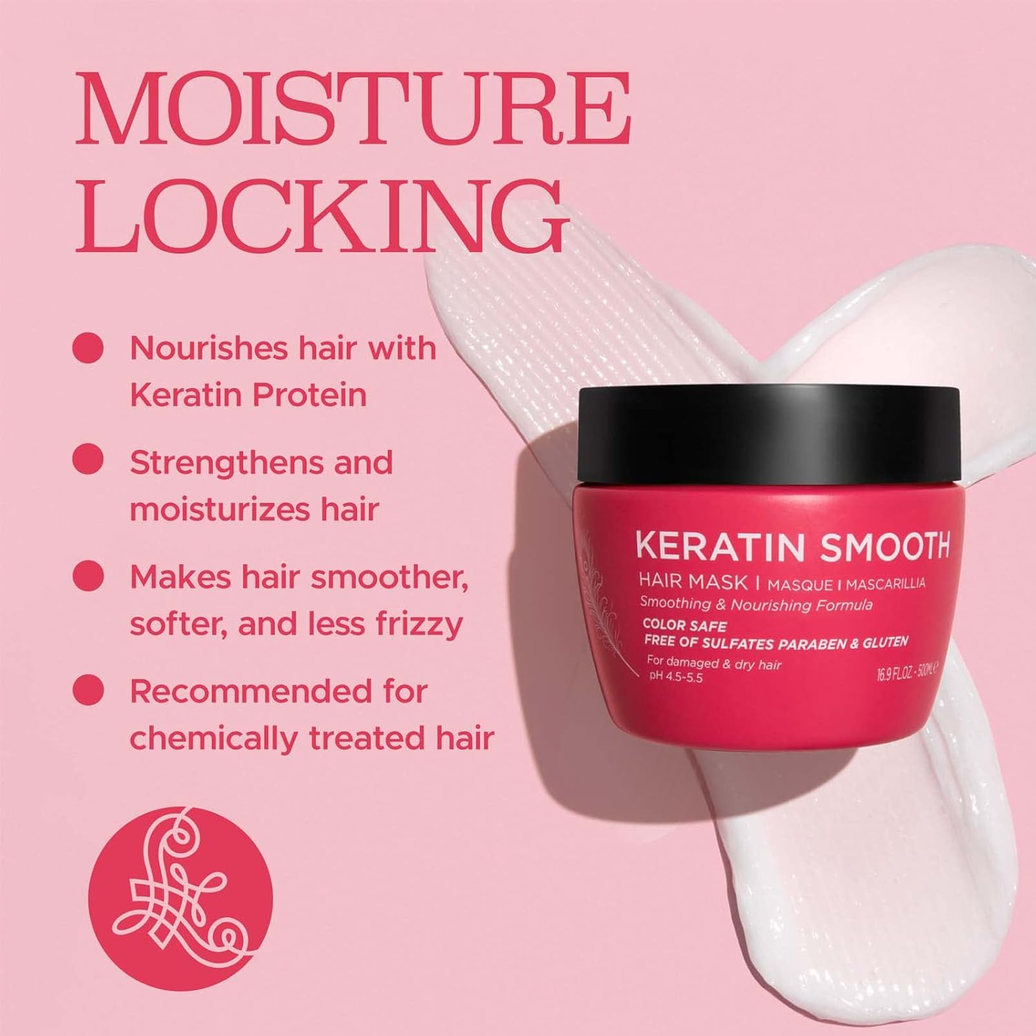 Luseta Keratin Smooth Hair Mask 500Ml