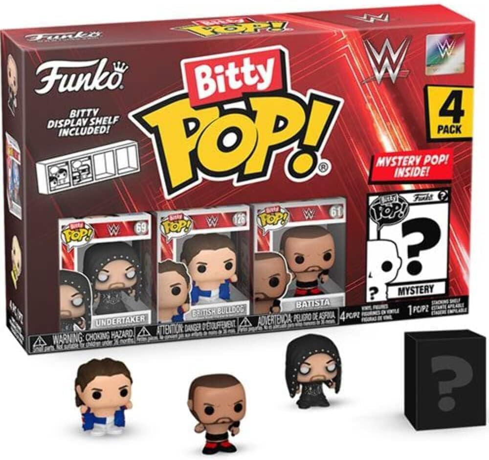 FUNKO BITTY POP!: WWE - the Undertaker 4PK image number 2
