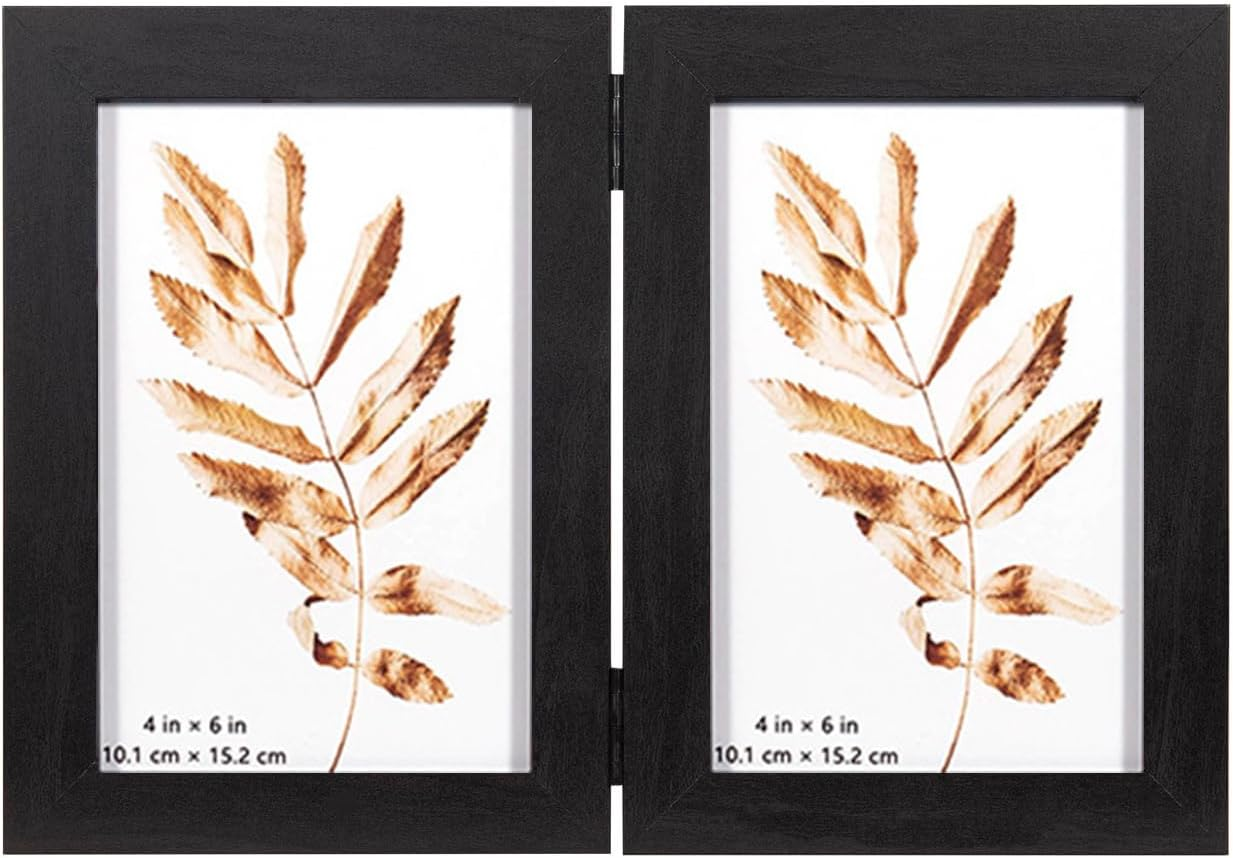 White Wooden 6X4 Inch Picture Photo Frame, Set of 4,15X10 Inch Photo Framefreestanding and Wall Mountable image number 2