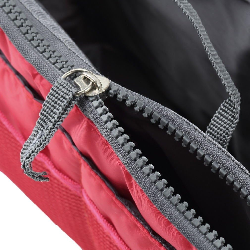 Lifestyle-You Multipocket Handbag Organizer, Travel Bag Make up Organizer Bag (Green) image number 2