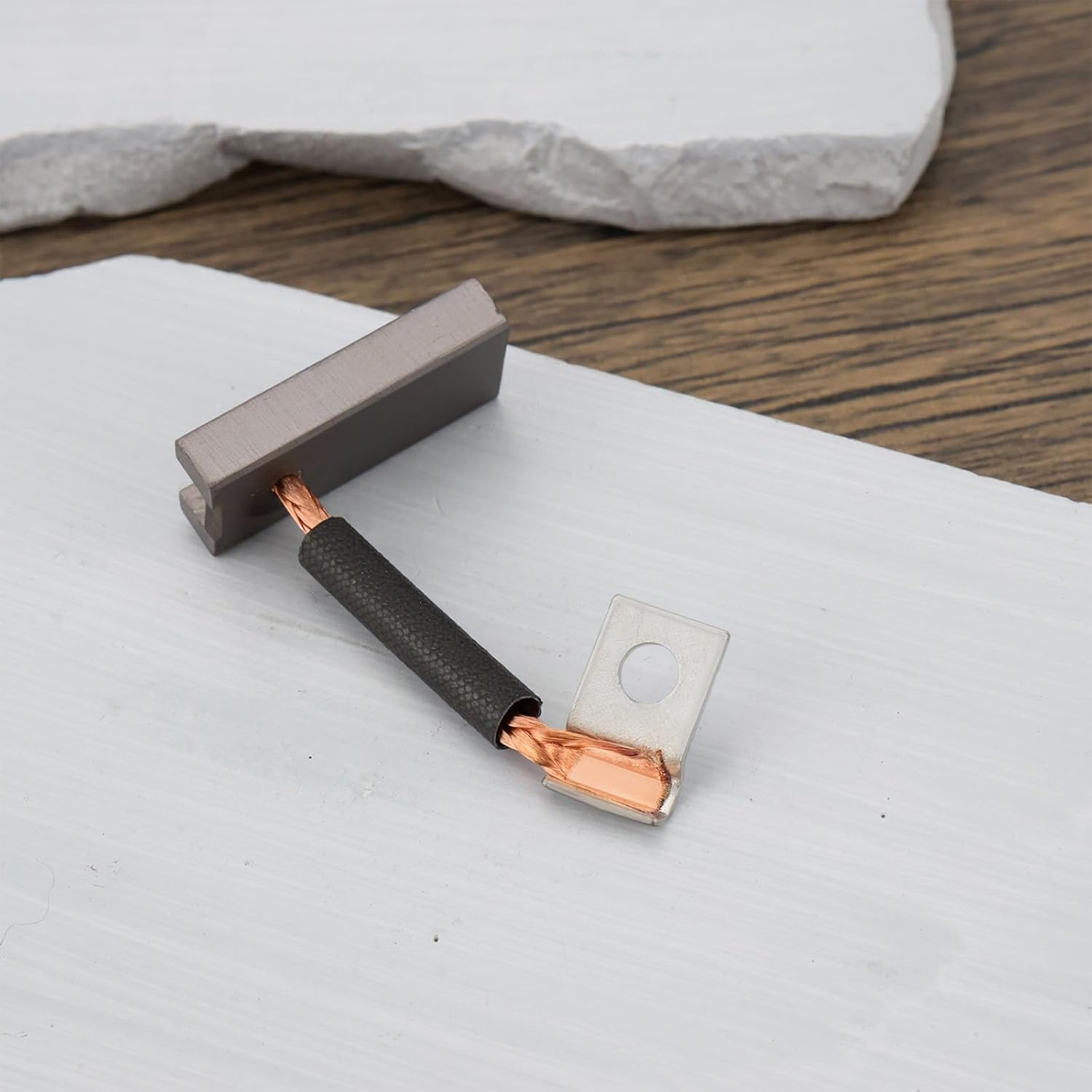 Ecsing 4Pcs Golf Cart Starter Generator Brushes Set Replacement Part 101869302 26658G01 30443-77 JF2-81111-00-00 Compatible with EZGO Gas (1978-Up) image number 5