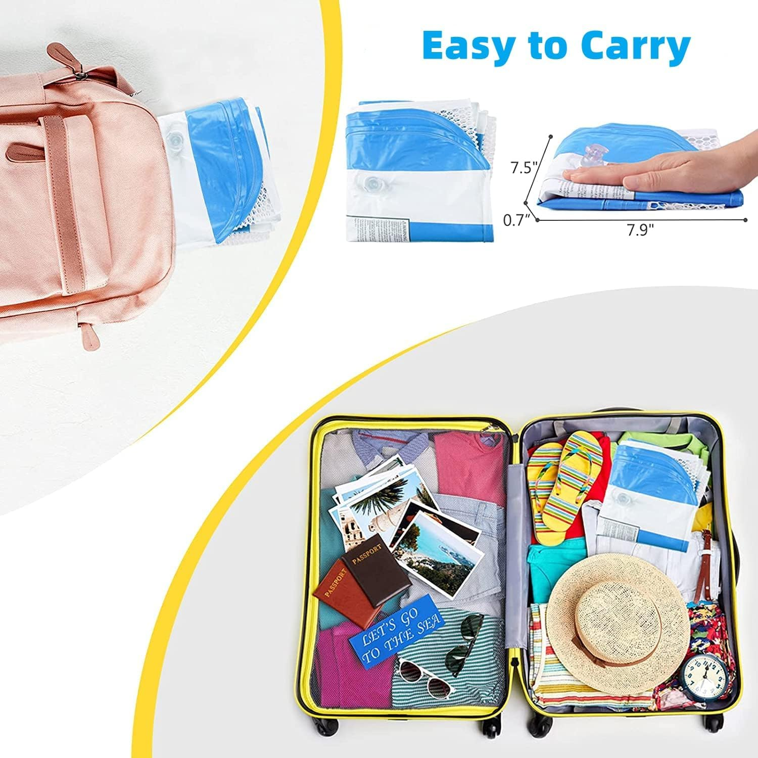 2 Pack Inflatable Pool Floats 4-In-1 Pool Hammock with Bottom Mesh 3 Tubes Inflatable Hammock for Adults,Portable Floating Chair Bed for Travel, Swimming Pool Hot Tub image number 2