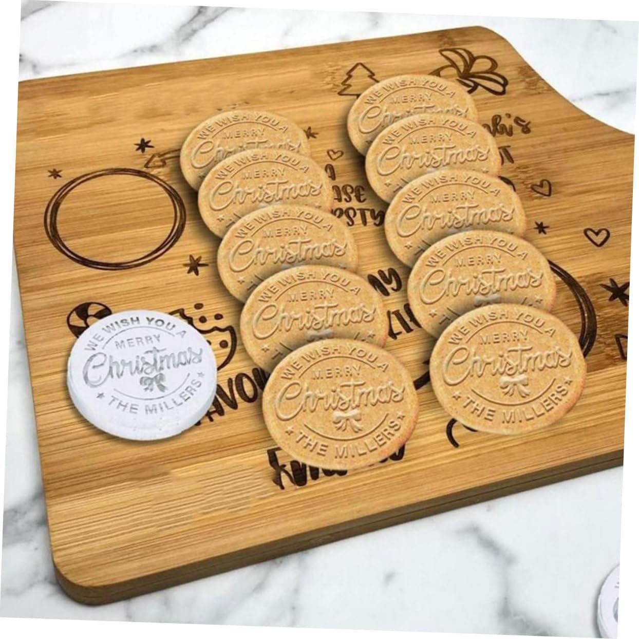 Party Cookie Molds Christmas Cookie Mold Reusable for Christmas Baking image number 3