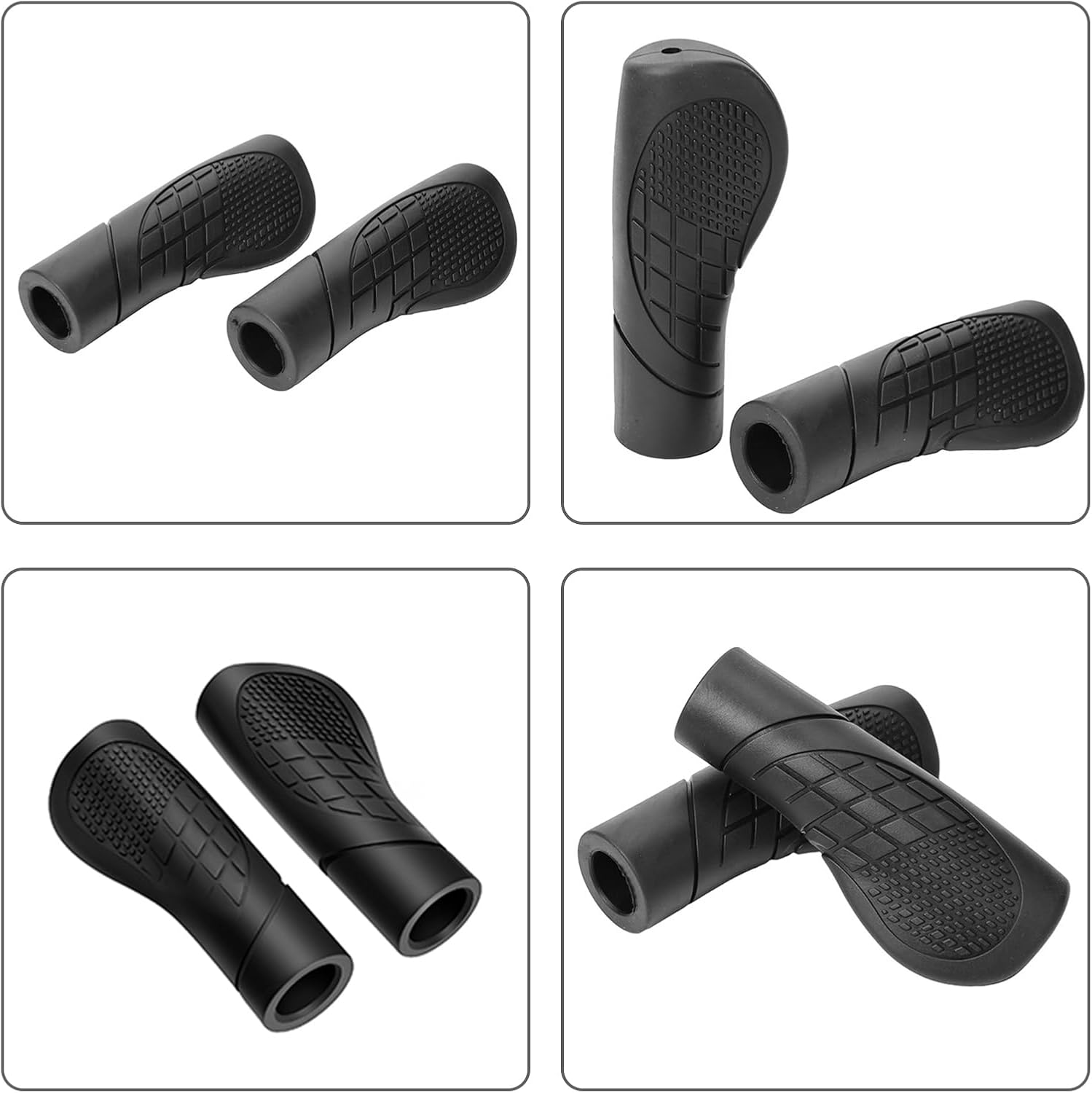 2 Pack Rollator Handle Grips - Universal Anti-Slip Cushion Pads for Comfortable Walking and Mobility Accessories with 1 Inch Diameter - Compatible with Wheelchairs, Walkers, and Knee Walkers image number 1