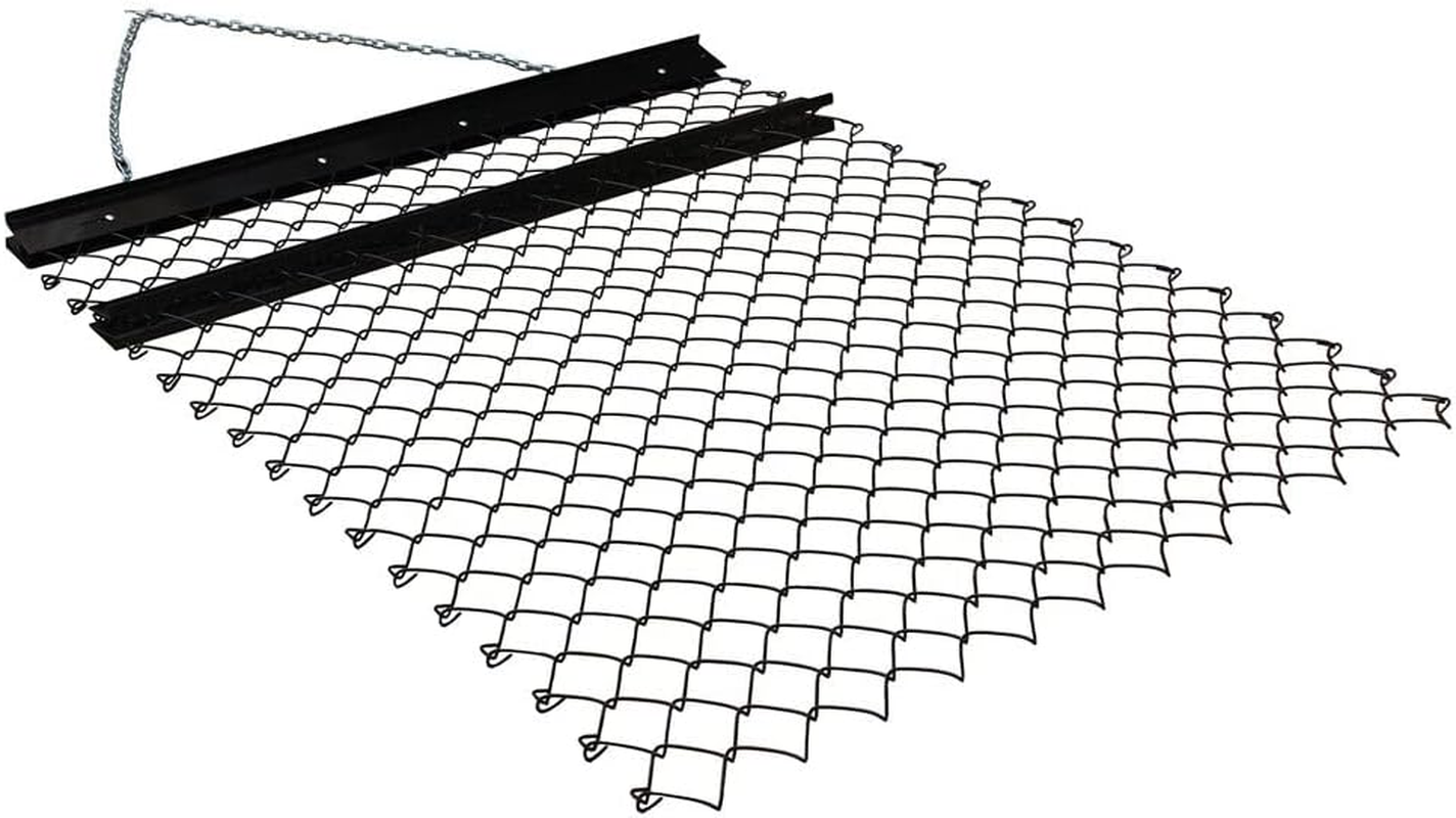 4FT &times; 5FT Drag Harrow Rake Light Chain Farming Soil Preparation Quad Bike Mower image number 2