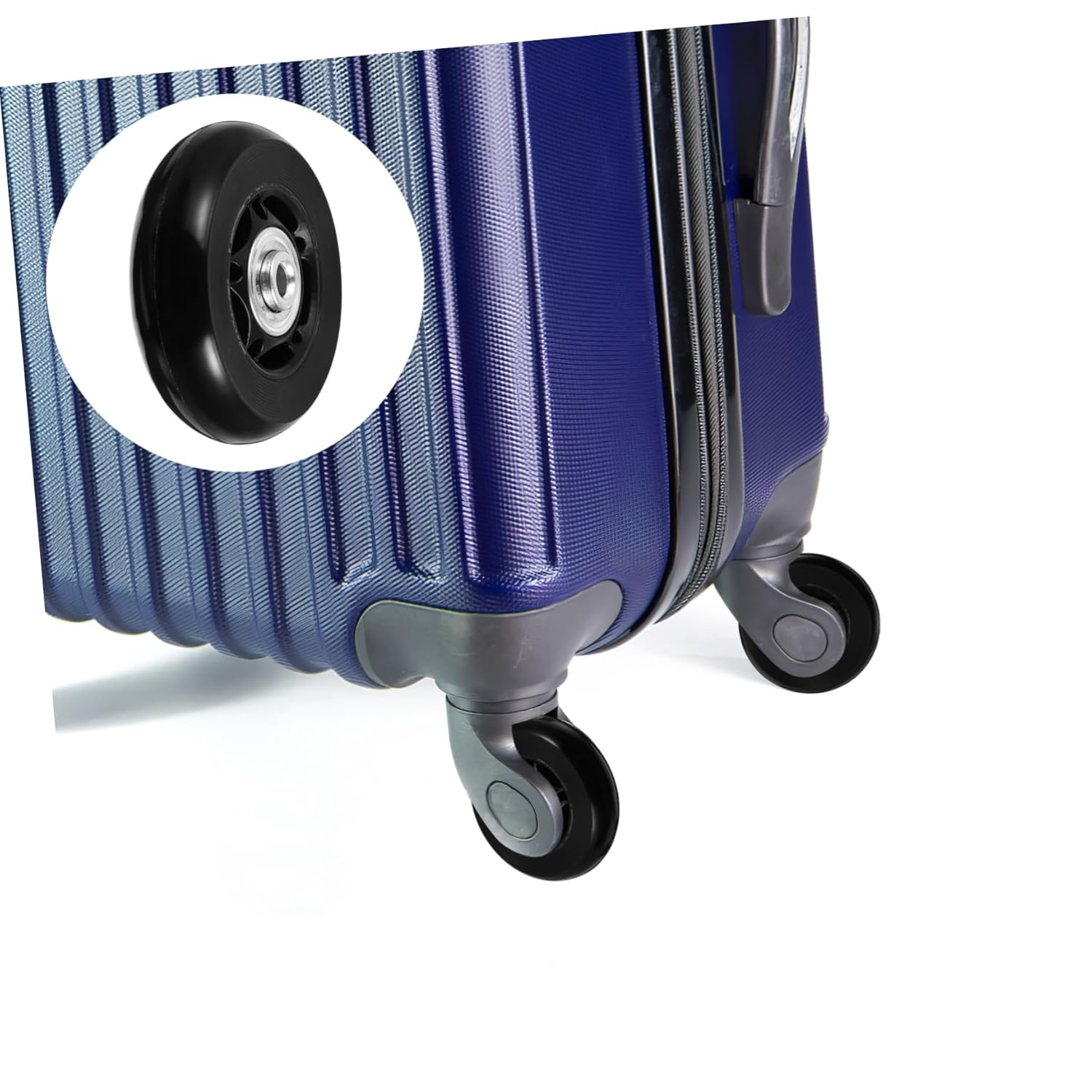 CHILDWEET 4Pcs Useful Luggage Case Wheel Suitcase Parts Caster Wheels for Travel Leather Luggage Bag Spinner Replacement Kit image number 5