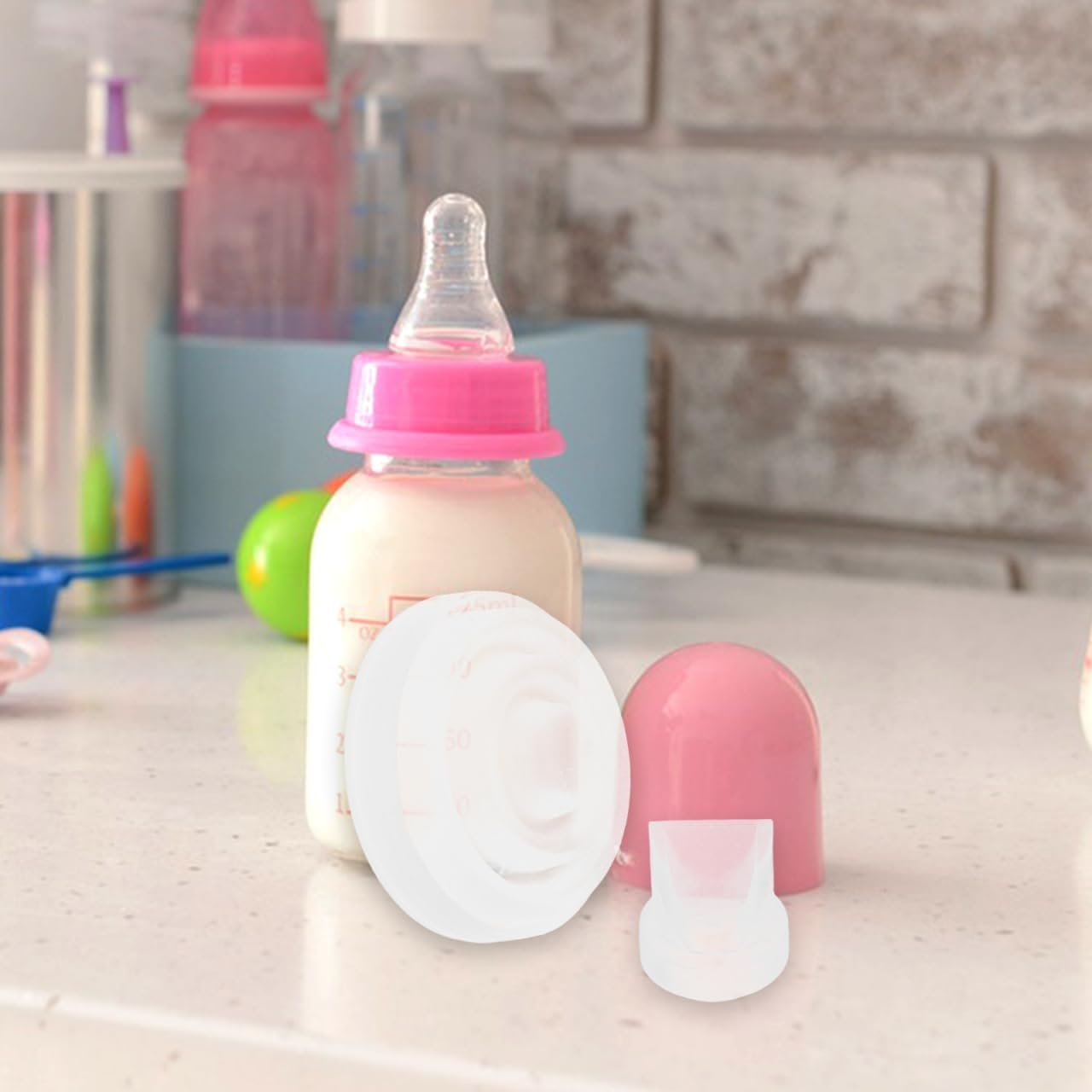 Ipetboom Breast Pump Accessories Silicone Diaphragm and Duckbill Valves Compatible with Momcozy Pump Parts for Efficient Milk Expression image number 6