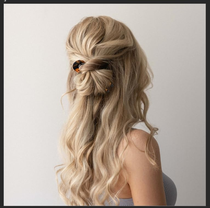 4 Pcs U Shaped Hair Fork Set for Women, Metal French Hair Pins in Gold & Silver with 2 Tortoise Shell Hair Sticks, Strong Hold Bun Pin for Updos Thick Hair Styling Bridal & Everyday Use image number 1