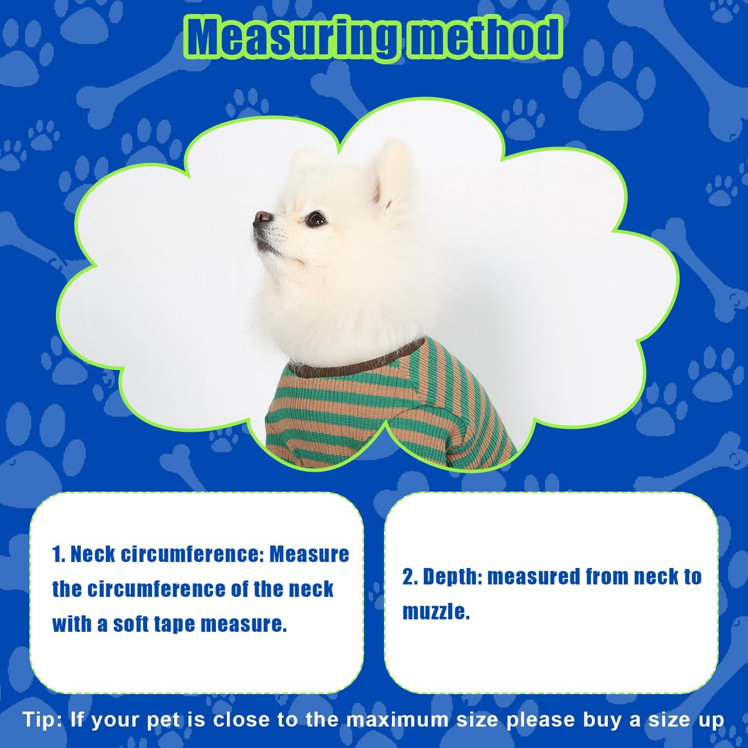 Dog Cone, Dog Recovery Collar for Small Medium Large Dogs Dog Surgery Collar for Dogs after Operation Preventing Pets from Touching Wounds (S) image number 2