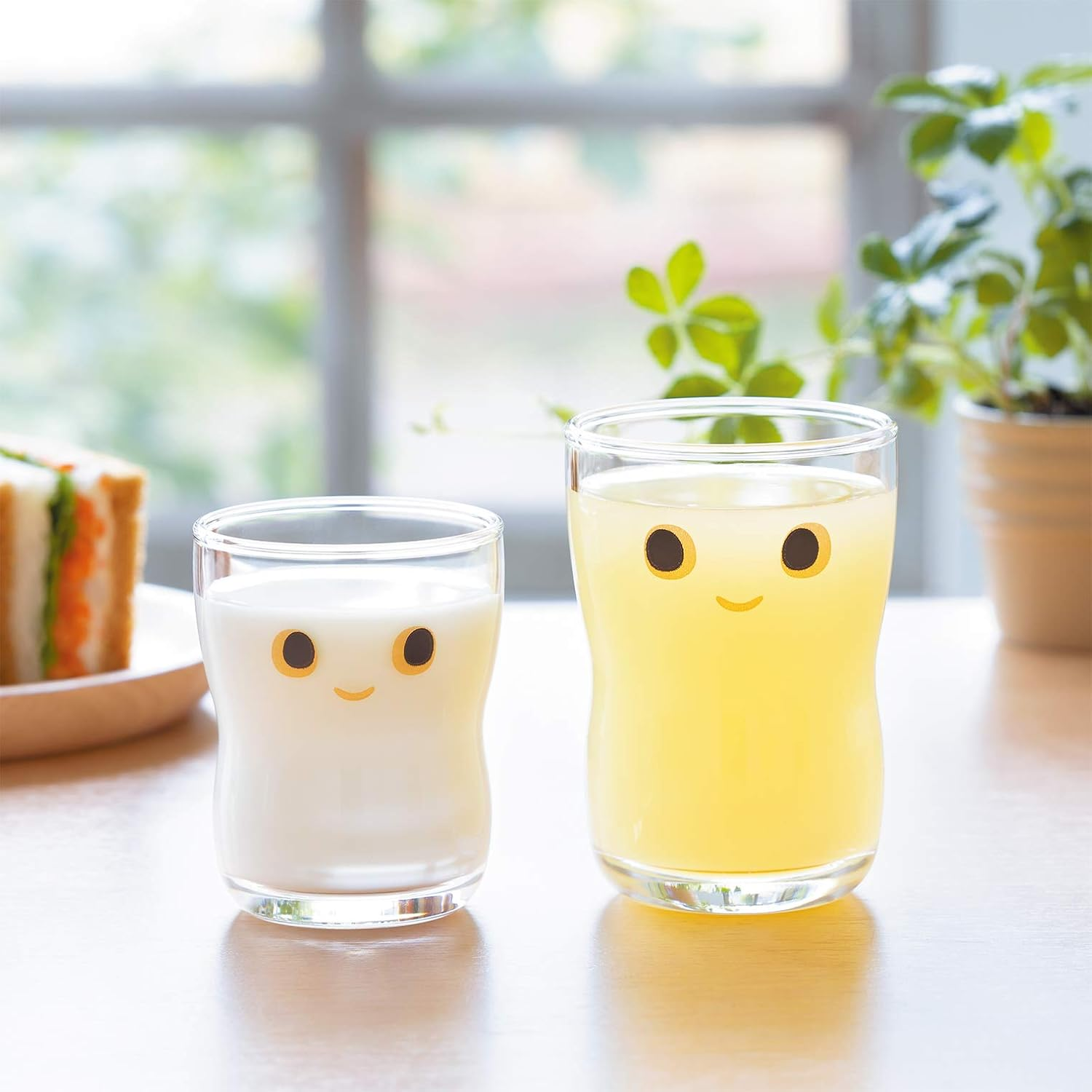 ADERIA 6305 Tsuyoko Glass Nico Clear 130 6.3 Fl Oz (185 Ml) Pair Gift Box Included, High Ball, Cup, Beer, Stylish, Glass, Sake, Tumbler, Gift, Women'S, Mother'S Day, Tableware, Father'S Day, Couple, image number 4