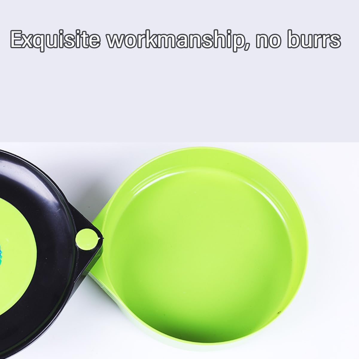 AIMALL Magnetic Bait Tray with Rotating Cover, 7.5-Inch Centre Fishing Tackle Box Feeder Holder for Carp Angling, Clamp and Ground Rod Included