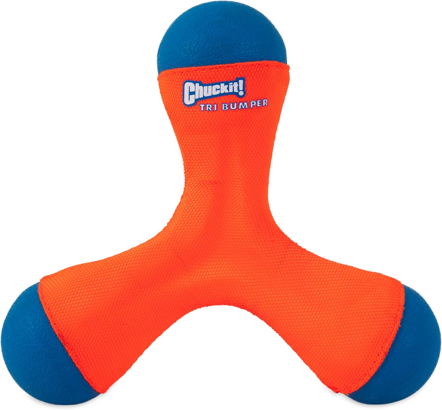 Chuckit! 52062 Tri Bumper Dog Toy, Orange/Blue, Medium image number 5