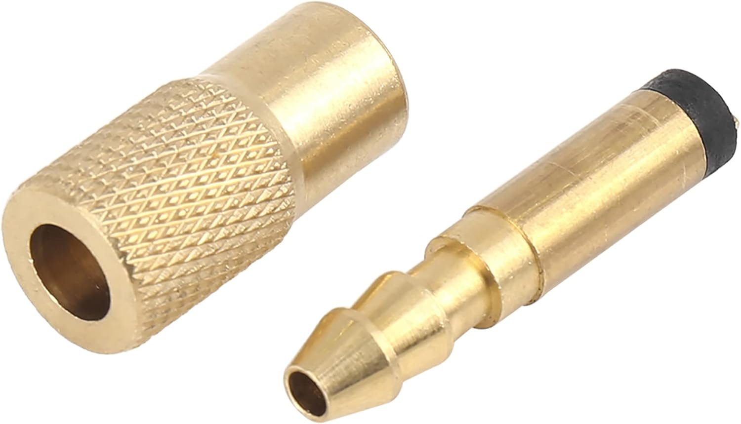 X AUTOHAUX 6.5Mm Air Chuck Adapter Tire Inflator Tire Chuck Compressor Pump Accessories Gold Tone for Vehicle image number 1