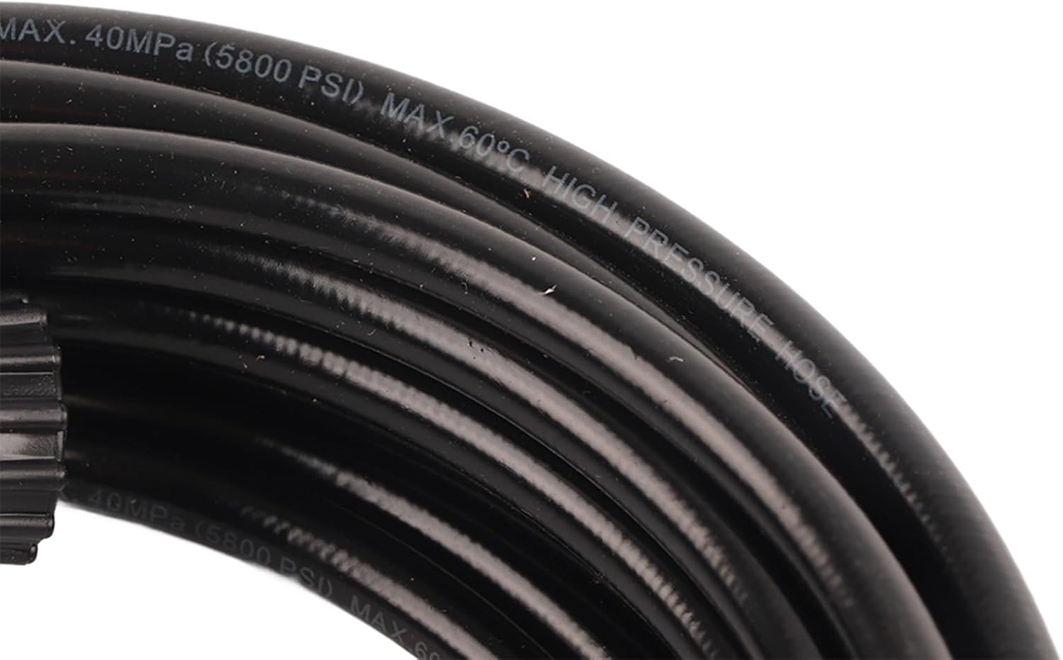 HIGH Pressure Washer Replacement Hose Sturdy Rubber Material 33FT 5800PSI Suitable for RYOBI Cleaning Gun M22 Connection image number 2