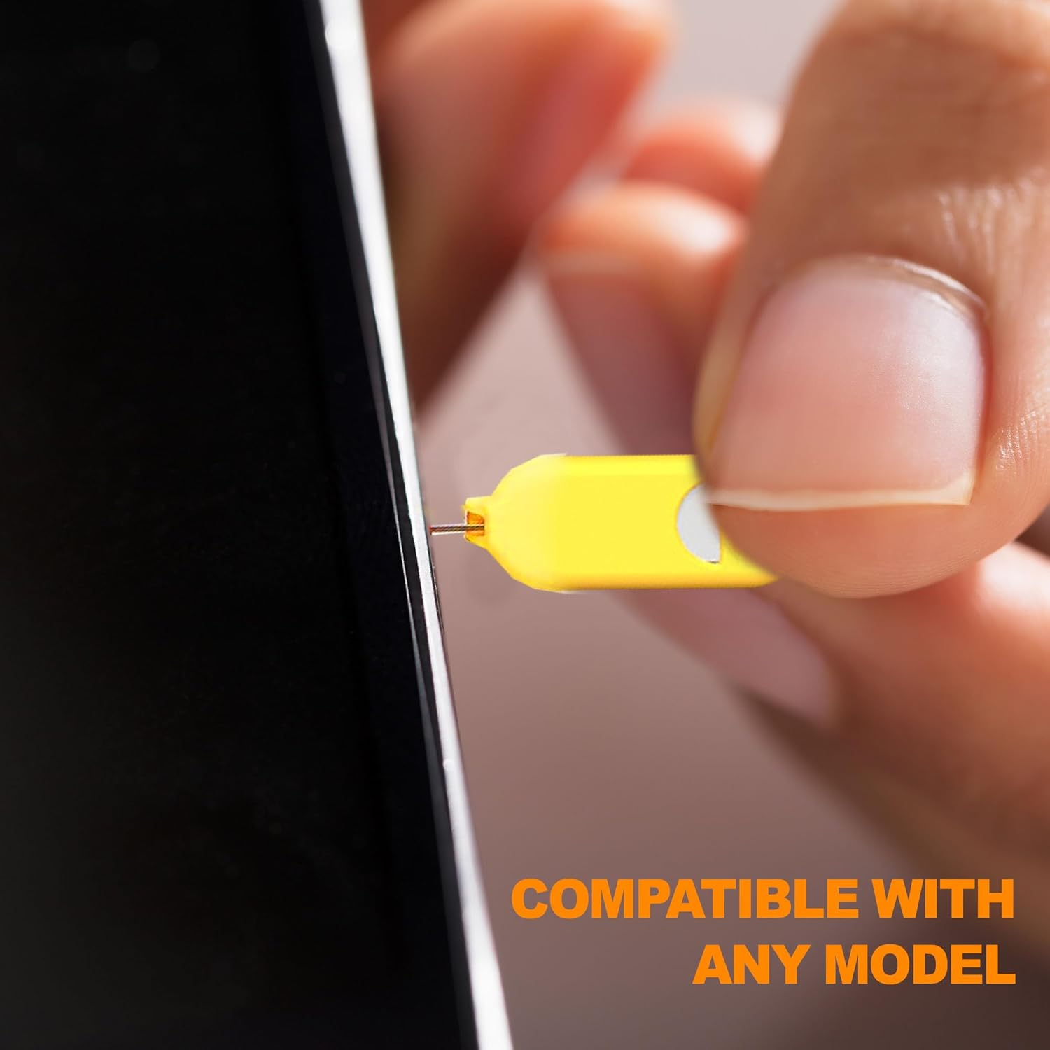 4PCS SIM Card Removal Tool Silicone Can Be Used Repeatedly SIM Card Holder with Keychain Anti-Loss and Portable SIM Pin Ejector Case Fits All Phones Tablets and Electronics image number 2