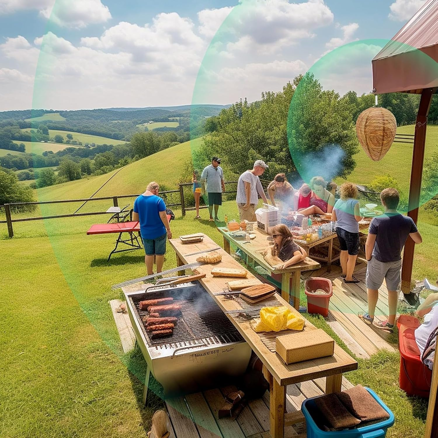 2 Pcs Wasp Nest Decoy,Outdoor Decoration Simulation Wasp Nest Decoration Pendant,Hanging Fake Wasp Nest Hornet Repellent Trap,Deterrence Wasps Stay Away from Wasps Decor for Home and Garden image number 1